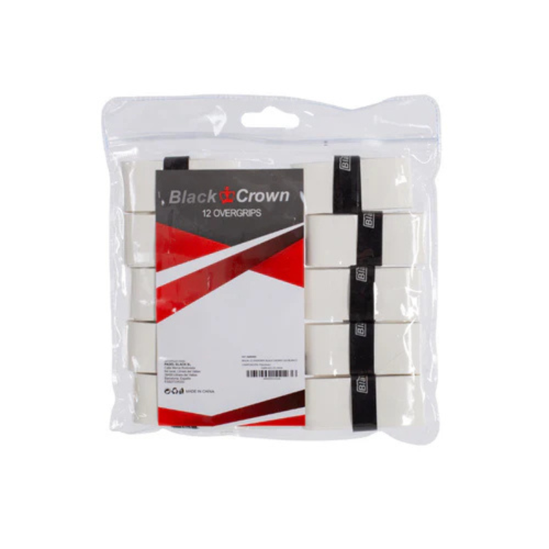BLACK CROWN surgrips x12 Blanc