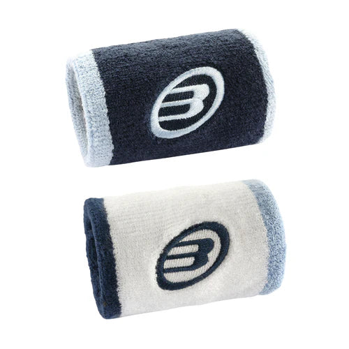 BULLPADEL POIGNET EPONGE Blanc/Bleu *2
