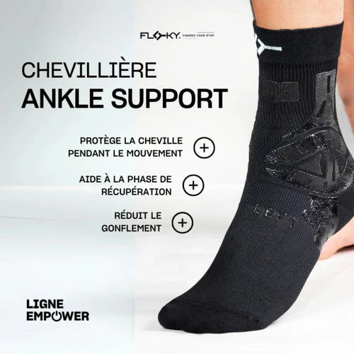 FLOKY ANKLE SUPPORT NOIR (Droite)