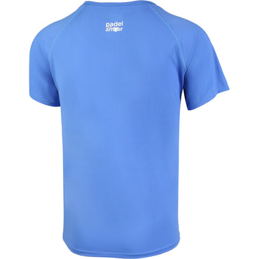 Padel Mon Amour Tee-shirt Technique Pro Bleu