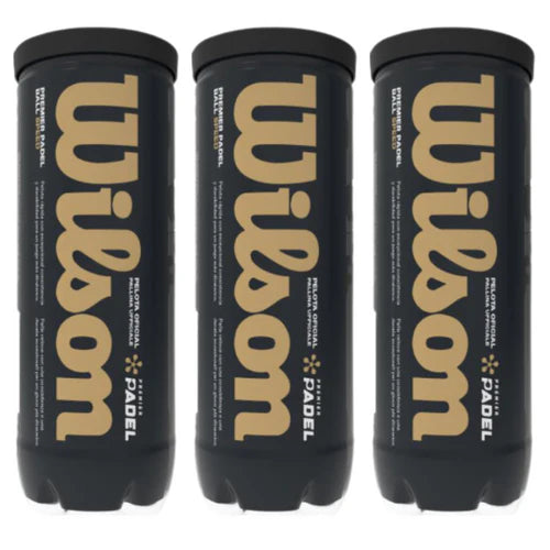 Pack de 3 tubes Wilson Premier Padel Speed