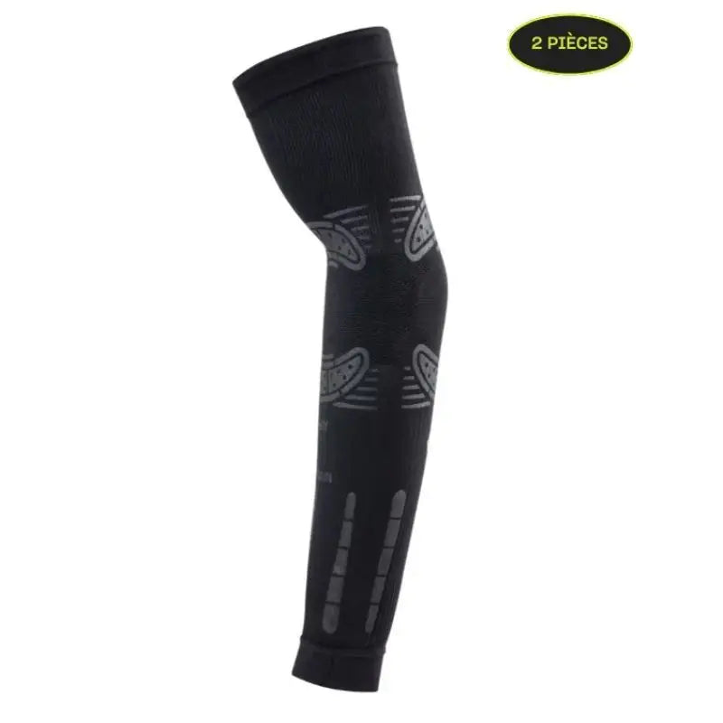 MANCHONS DE COMPRESSION FLOKY NO-STRAIN noir (2 pièces)