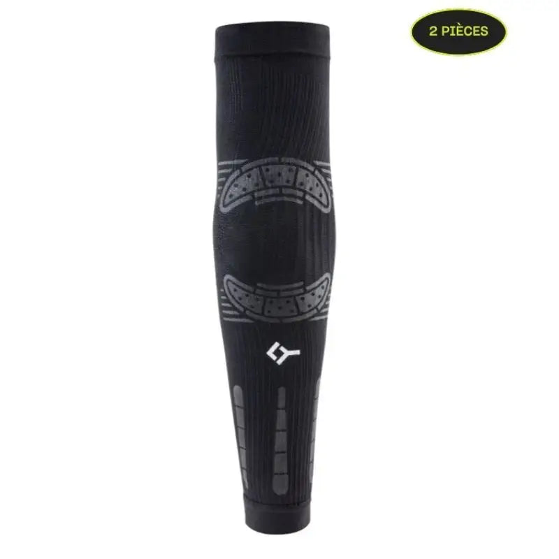 MANCHONS DE COMPRESSION FLOKY NO-STRAIN noir (2 pièces)