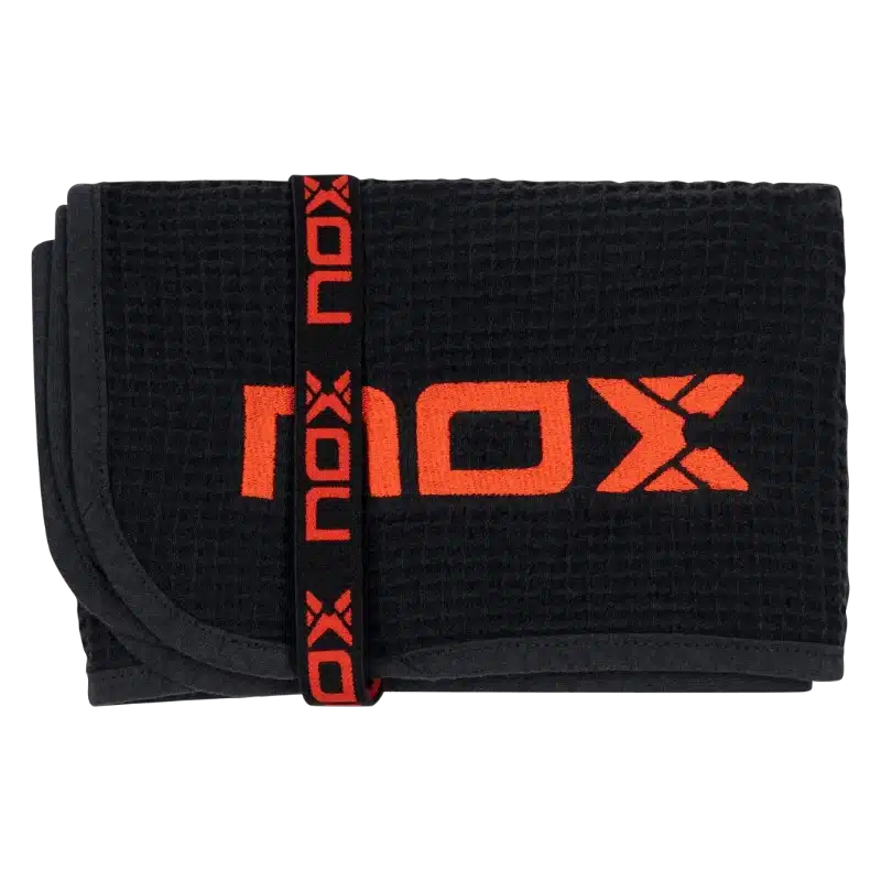 NOX Serviette 50X90  noir/rouge
