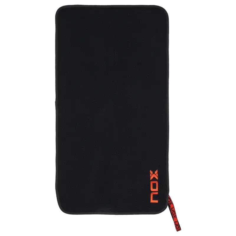 NOX Serviette 50X90  noir/rouge