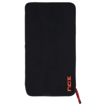 NOX Serviette 50X90  noir/rouge