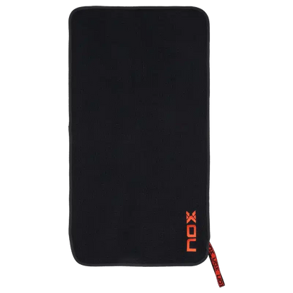 NOX Serviette 50X90  noir/rouge