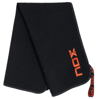 NOX Serviette 50X90  noir/rouge