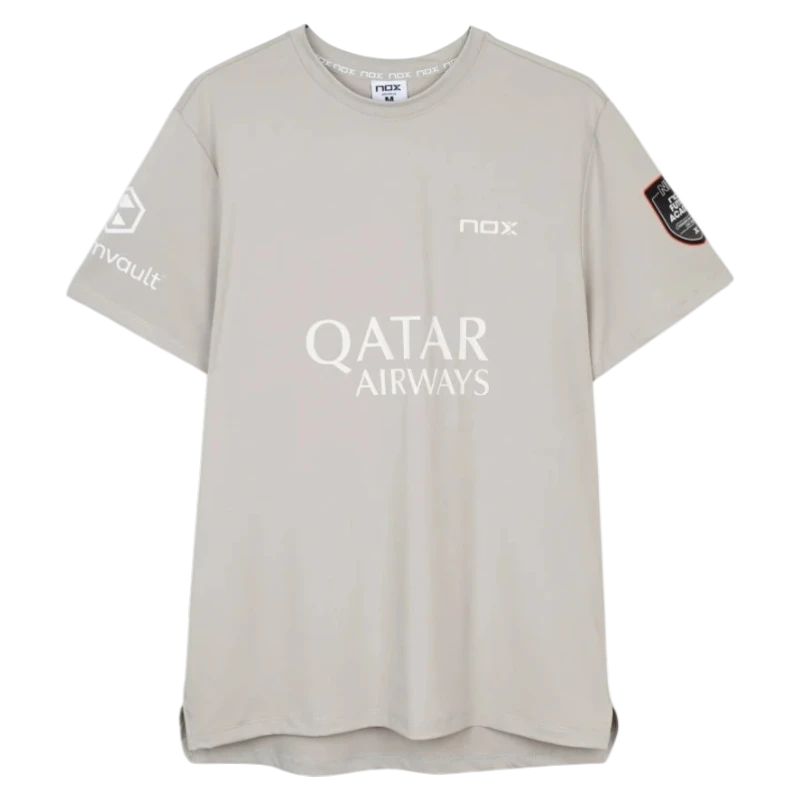 NOX T-SHIRT AT10 SPONSORS 2026 Gris